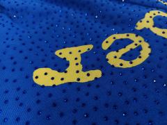 Blue All Over VVS Rhinestone Shorts