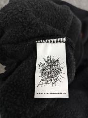 Black Red Outline Bubble Star Sweat Shorts
