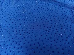 Blue All Over VVS Rhinestone Shorts