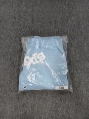 1:1 Top Quality Sp5der Spider Sky Blue Hoodie Traksuit
