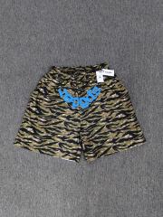1:1 Quality Camo Print Monogrammed Shorts
