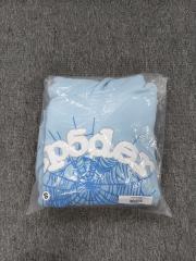 1:1 Top Quality Sp5der Spider Sky Blue Hoodie Traksuit