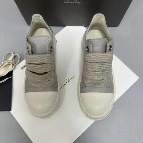 RO Gray Temple Jumbolace Low Leather Sneakers (US6-14)