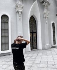 1:1 quality CH Banner Logo Pocket Short Sleeve T-Shirt 2 Colors