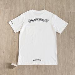 1:1 quality CH Banner Logo Pocket Short Sleeve T-Shirt 2 Colors