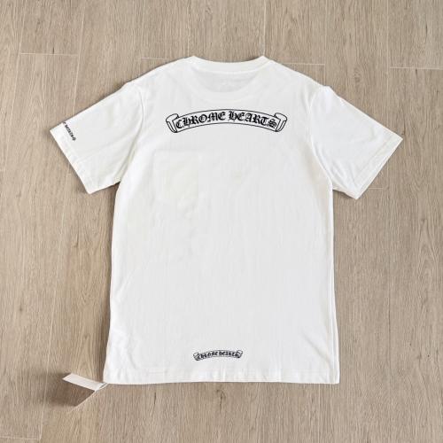 1:1 quality CH Banner Logo Pocket Short Sleeve T-Shirt 2 Colors