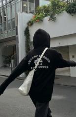 1:1 Top Quality CH Hollywood Three Cross Black Full Zip Hoodie