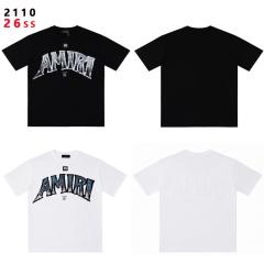 26SS Metal Gradient Logo Matching T-shirt & Sweat Shorts