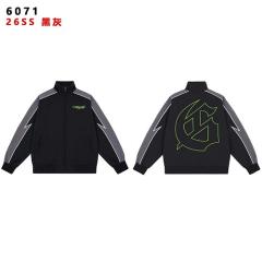 Godspeed Gray Black Lightning G Logo Zip Tracksuit Set