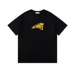 OW Crack Broken Rock Arrow Dual Front Back Short Sleeve T-shirt