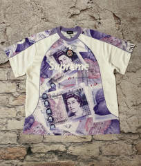 Suprem* FW25 Week14 Pound Sterling Full Print Football Jersey