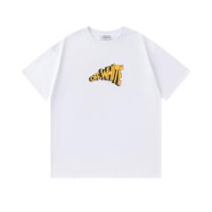 OW Crack Broken Rock Arrow Dual Front Back Short Sleeve T-shirt