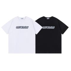 OW Double Outline Front Logo Short Sleeve T-shirt