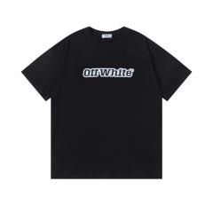 OW Double Outline Front Logo Short Sleeve T-shirt