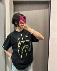 1:1 quality Bape Shark Zipper Print Tee 2 colors
