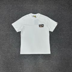 1:1 quality Bape Hand Painted Graffiti Ape Head Print Tee 2 colors