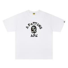 A Bathing Ape Bape FW25 City Camo Luminous Ape Head Front Print Short Sleeve T-shirt