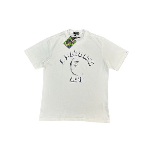1:1 quality Bape Spray Paint Pattern Print Tee 2 colors
