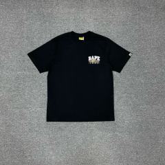 1:1 quality Bape Hand Painted Graffiti Ape Head Print Tee 2 colors