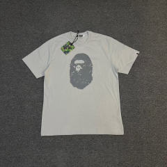 1:1 Quality Bape Ape Big Ape Logo T-Shirt Black White