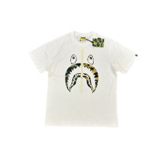 1:1 quality Bape Shark Zipper Print Tee 2 colors