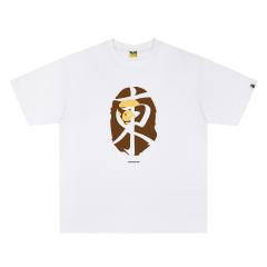 A Bathing Ape Bape East "東" Ape Head Dual Front Back Print Short Sleeve T-shirt