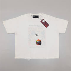 1:1 Top Quality Paly Hollywood Anxiety Has Many Faces Raw Distressed T-shirt