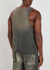 1:1 Top Quality Gallery Dept Paint Splatter Distressed Gradient Wash Tank Top