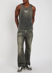 1:1 Top Quality Gallery Dept Paint Splatter Distressed Gradient Wash Tank Top