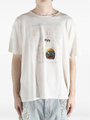 1:1 Top Quality Paly Hollywood Anxiety Has Many Faces Raw Distressed T-shirt