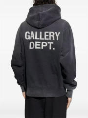 1:1 Quality Gallery Dept Paint Splatter Fade Wash Hoodie Dual Print Drawstring Pullover Sweatshirt