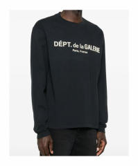 1:1 Top Quality Gallery Dept DÉPT. de la GALERIE Paris Front Print Long Sleeve Tee