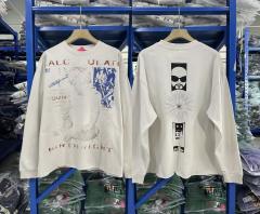 ERD Birthright Vintage Baby Figure Dual Print Long Sleeve Tee
