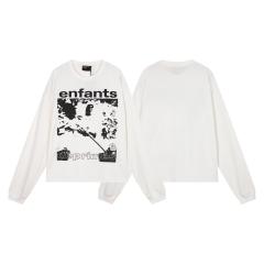 ERD nfants Riches Déprimés Abstract Grunge Long Sleeve Tee