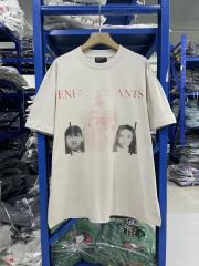 ERD Enfants Riches Déprimés Faded Red Split Letter Dual Portrait Vintage T-Shirt
