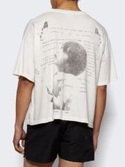 ERD Enfants Riches Déprimés Reminiscin Gothic Font Triple Women Portrait Vintage T-Shirt