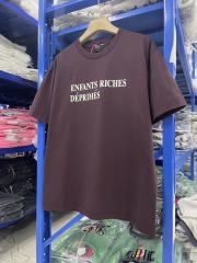 ERD Enfants Riches Déprimés Classic Logo Burgundy Vintage T-Shirt