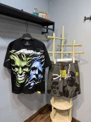 Anime Character Letter Print T-Shirt & Shorts Casual Streetwear Set 21 colors 29288563