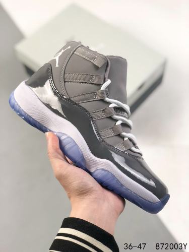 Jordαn 11 Cool Grey High Top Basketball Shoes