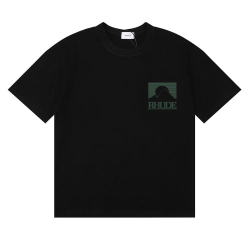 Green letter sunset print Tee 3 colors 29356402