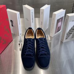 1:1 quality version Embroidered Heel Signature Red Sole Low-Top Casual Sneakers 3 colors 28894913