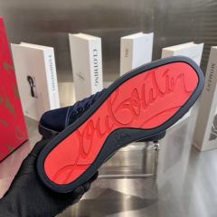 1:1 quality version Embroidered Heel Signature Red Sole Low-Top Casual Sneakers 3 colors 28894913