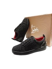 1:1 quality version Embroidered Heel Signature Red Sole Low-Top Casual Sneakers 3 colors 28894913