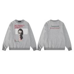ERD Heather Grey Crewneck Pullover Christiane F. Film Poster Graphic Streetwear Sweatshirt