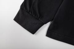 ERD Gradient Washed Black Long Sleeve Tee Enfants Riches Deprimes Front Text Logo Pocket Long Sleeve T-Shirt