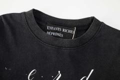 ERD Vintage Washed Black Long Sleeve T-Shirt Saint Teresa Statue Graphic French Text