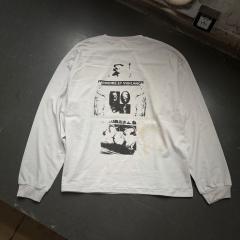 ERD Vintage Long Sleeve Tee ENFANTS Portrait Graphic Retro Grunge Streetwear Long Sleeve T-Shirt