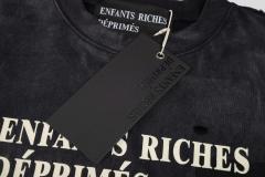 ERD Gradient Washed Black Long Sleeve Tee Enfants Riches Deprimes Front Text Logo Pocket Long Sleeve T-Shirt