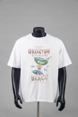 Beach Surf Skull Print Tee 2 colors 29047350