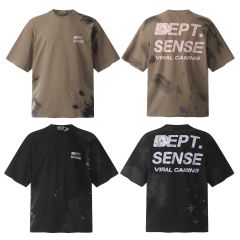 Gallery Dept Crack Letters Tee Black Brown